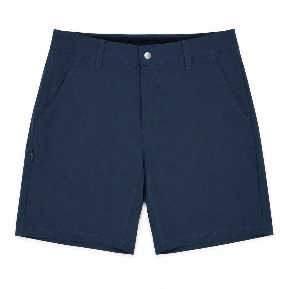 BYLT Premium Kinetic Chino Short Blue Stretch Golf Performance Men Size 33x7.5